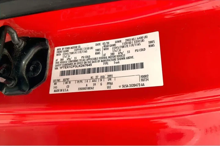 $12991 : Ford F-150 2020 4x2 XL 4dr S image 8