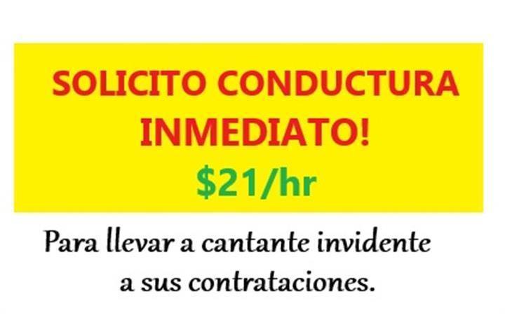 ⏭CONDUCTORA INMEDIATO! 💲21/hr image 4