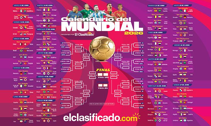 Calendario del gran torneo de futbol 2026