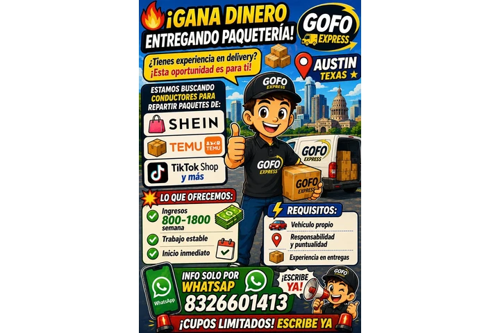 SOLICITO CONDUCTORES (DRIVER) image 1
