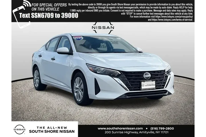 $17285 : Nissan Sentra 2025 S 4dr Sed image 1