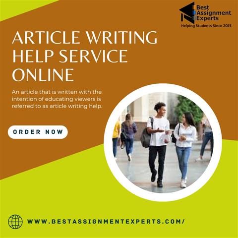 Article Writing Help Service O image 1
