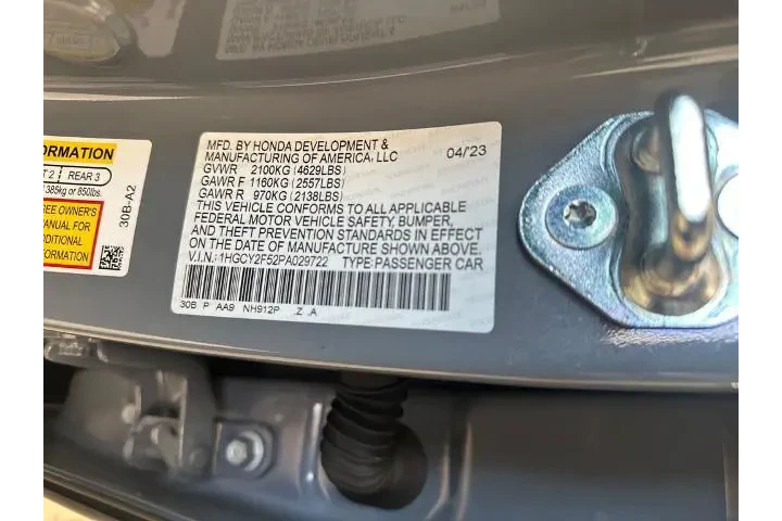 $25985 : Honda Accord Hybrid 2023 Spo image 10