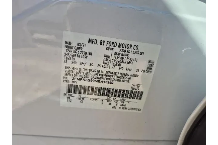 $18591 : Ford Edge 2021 SE 4dr Crosso image 5