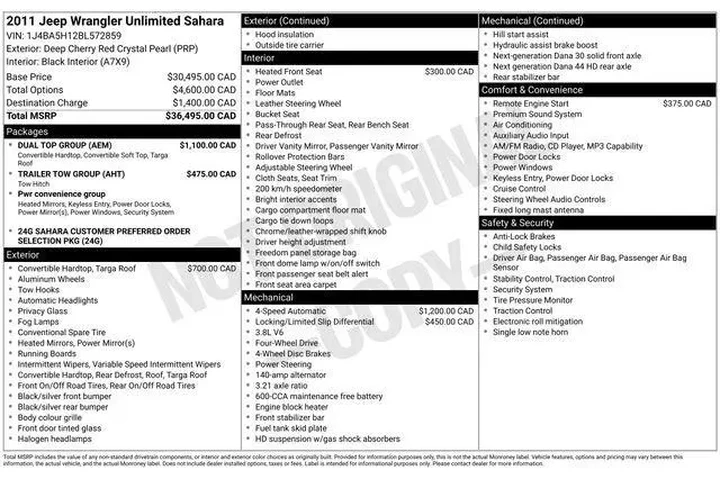 $12990 : Jeep Wrangler Unlimited 2011 image 9