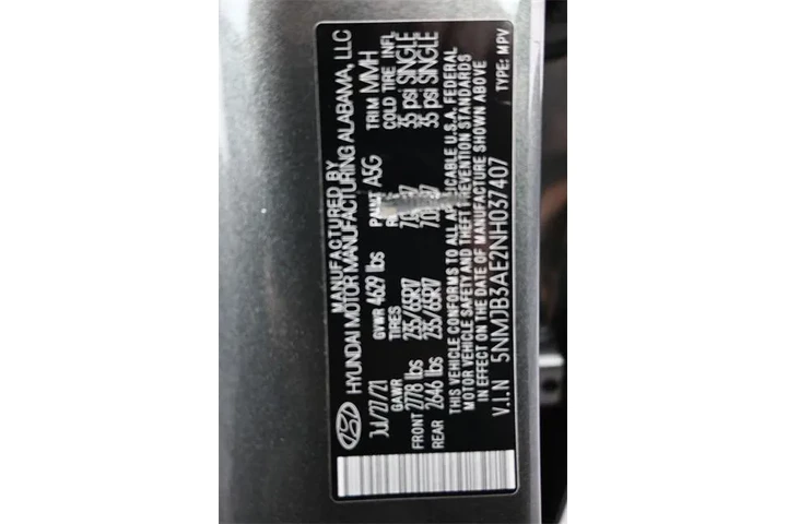 $19495 : Hyundai TUCSON 2022 SEL 4dr image 4