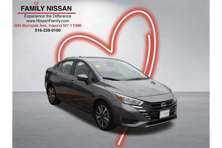 $14309 : Nissan Versa 2025 SV 4dr Sed image 1