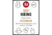 Now Hiring For Assembler!!!! en Orange County