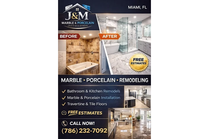 J&M Marble & Porcelain Install image 2