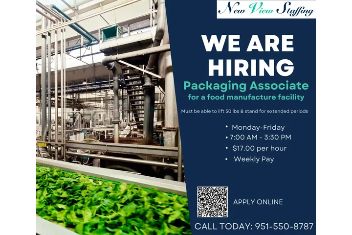 Hiring: Packaging Associate image 1
