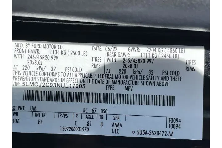 $25981 : Lincoln Corsair 2022 Reserve image 5