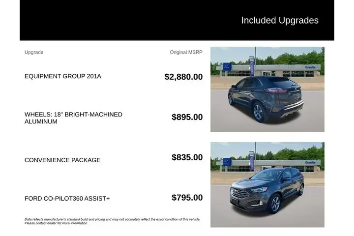 $16990 : Ford Edge 2019 AWD SEL 4dr C image 8