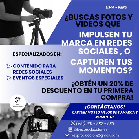 FOTOGRAFO Y VIDEOGRAFO image 1