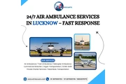 24/7 Air Ambulance Lucknow en Los Angeles