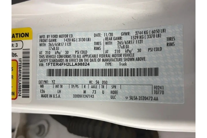 $29991 : Ford Ranger 2020 4x4 XLT 4dr image 9