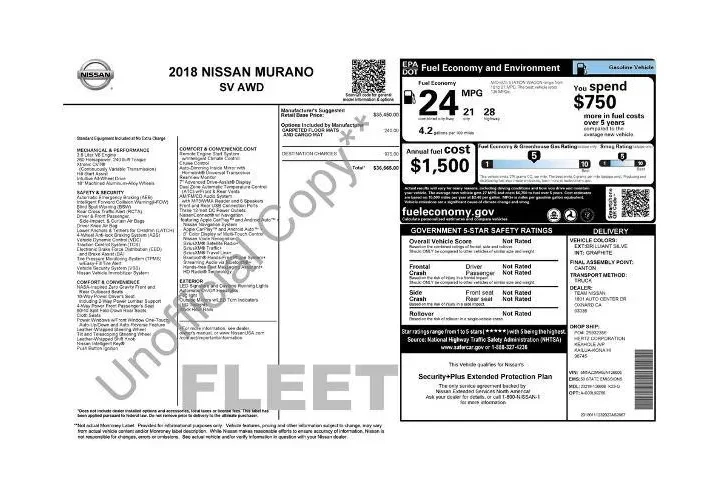 $10800 : Nissan Murano 2018 AWD S 4dr image 3
