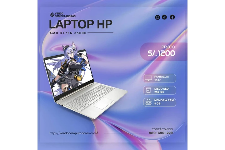 $1200 : Laptop lista para trabajar image 3