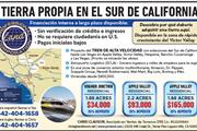 TIERRA PROPIA EN EL SUR DE CA