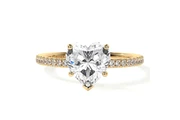 Lab Diamond Engagement Ring en Los Angeles