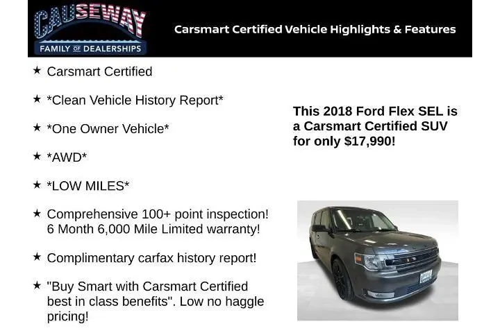 $17990 : Ford Flex 2018 AWD SEL 4dr C image 2