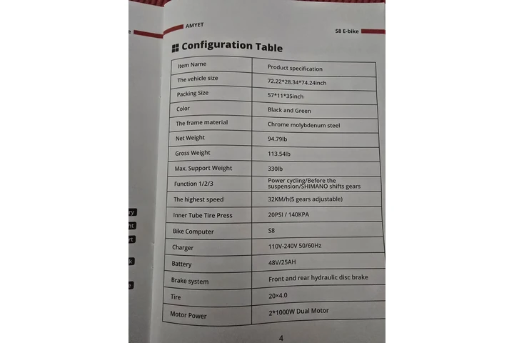 $650 : Bicicleta eléctrica AMYET S8 image 4