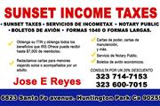 Income taxes con descuento en Los Angeles