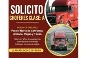 SOLICITO CHOFER CLASE:A en San Bernardino