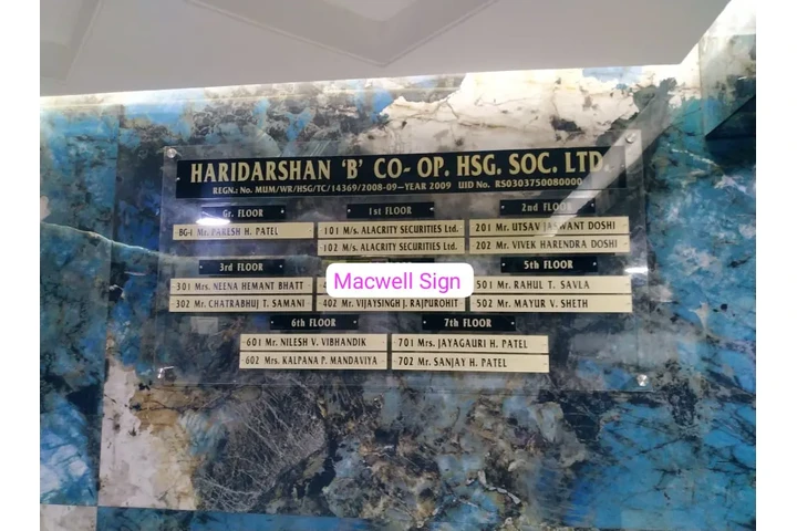Appartment Society Nameboard image 1