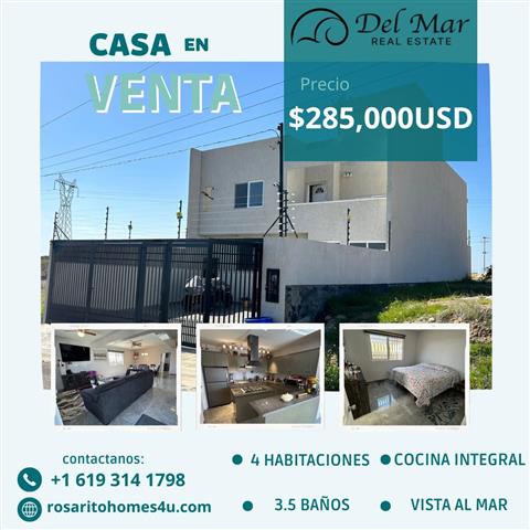 $285000 : TU NUEVA CASA EN ROSARITO B.C. image 1