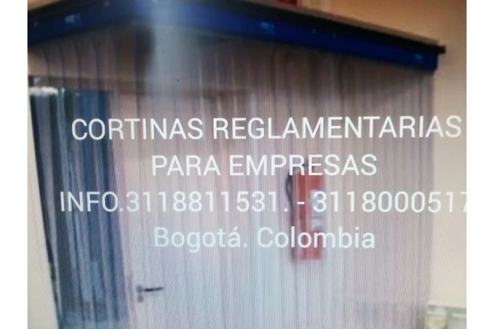 cortinas para cuartos fríos image 7