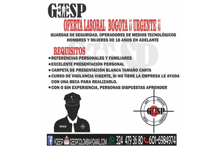 Trabajo en seguridad norte image 1