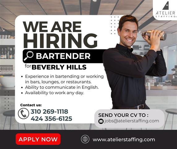 Bartenders en Beverly Hills image 1