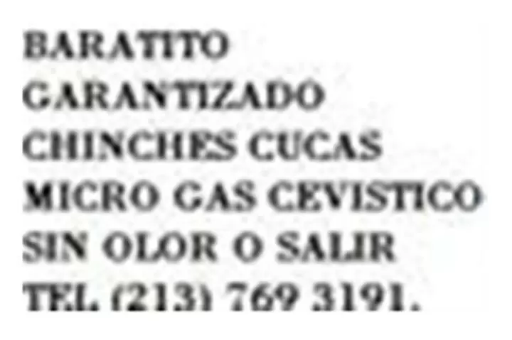 Fumigacion Economica $50 image 2