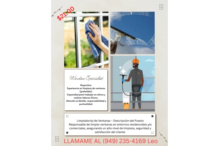 Limpieza de ventanas image 1