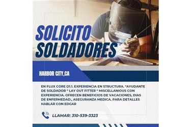 SOLICITO SOLDADORES en Los Angeles