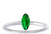 Shop Emerald Solitaire Rings