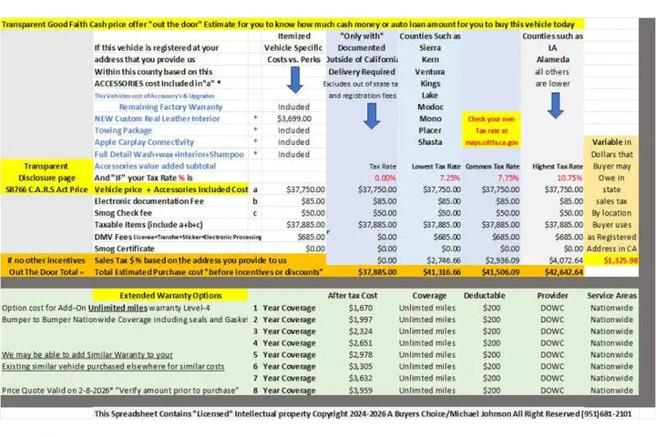 $37750 : 2022 Tahoe Fleet image 5