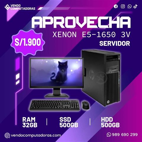 $1900 : ¡XENON E5-1650 3V TOP! image 1