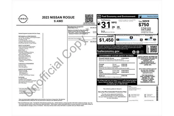 $20487 : Nissan Rogue 2023 AWD S 4dr image 3