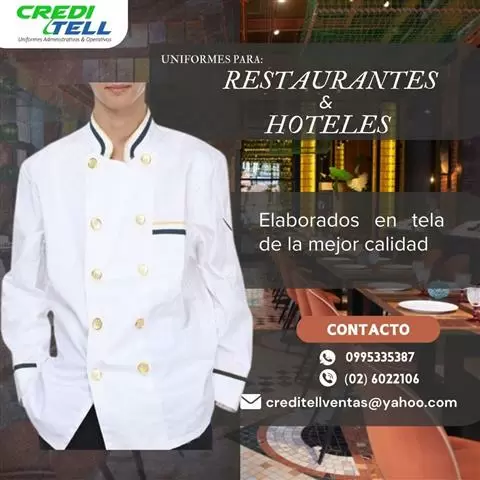 $1 : Uniformes para chef image 1