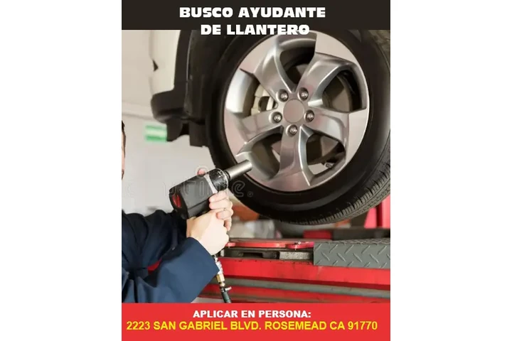 ▶️BUSCO AYUDANTE DE LLANTERO image 1