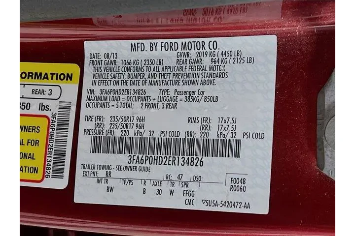 $9975 : Ford Fusion 2014 SE 4dr Seda image 9