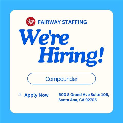 Now Hiring Compounder!!!! image 1