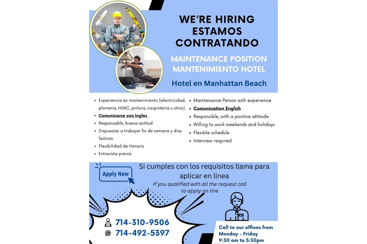 MANTENIMIENTO HOTEL image 1