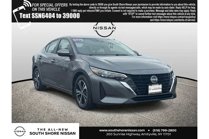 $18595 : Nissan Sentra 2025 SV 4dr Se image 1