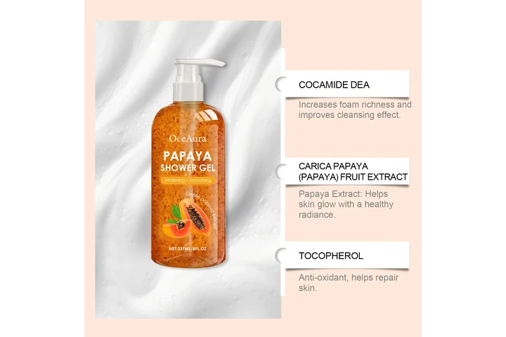 OceAura Papaya Shower Gel image 5