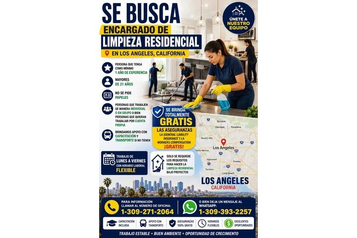 LIMPIEZA OPORTUNIDAD TRABAJOS image 1