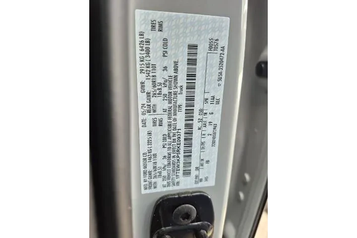 $39696 : Ford F-150 2024 4x2 XLT 4dr image 5