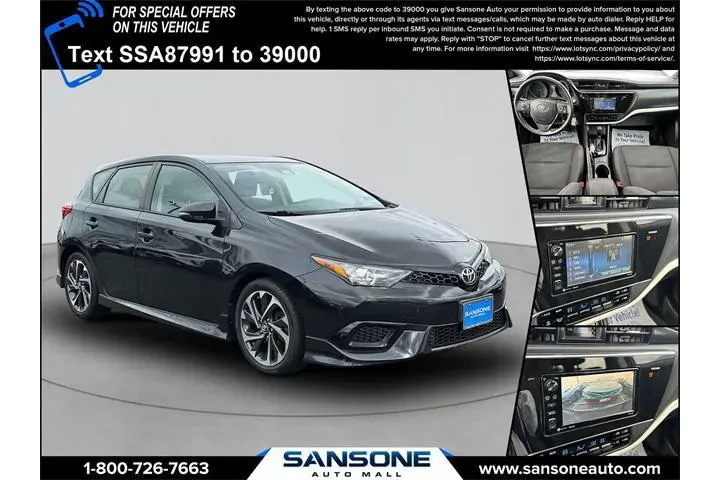 $10912 : Toyota Corolla iM 2018 4dr H image 1