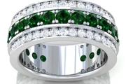 Get Emerald Band Ring